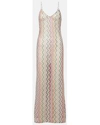 Missoni - Zigzag Lame Maxi Dress - Lyst