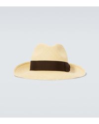 Borsalino - Amedeo Straw Panama Hat - Lyst