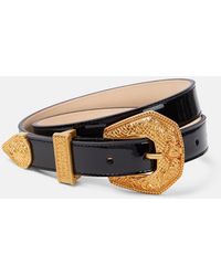 Balmain - Patent Leather Belt - Lyst