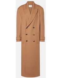 Saint Laurent - Cashmere And Wool Coat - Lyst