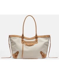 Balenciaga - Le City Beach Medium Canvas Tote Bag - Lyst
