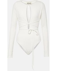 TOVE - Jennifer Cutout Crepe Jersey Bodysuit - Lyst