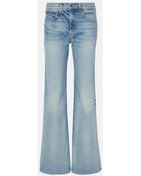 Nili Lotan - Celia Mid-Rise Flared Jeans - Lyst