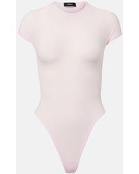 Wardrobe NYC - Sheer Technical Bodysuit - Lyst