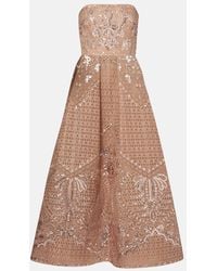 Elie Saab - Embroidered Sequined Gown - Lyst