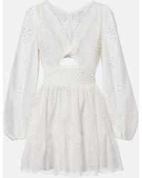 Alexandra Miro - Mariah Cotton Minidress - Lyst