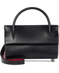 Christian Louboutin Paloma Small Leather Shoulder Bag - Black