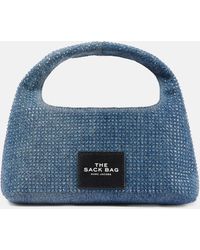 Marc Jacobs - The Sack Bag Embellished Denim Tote Bag - Lyst