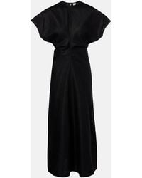 TOTEME - Gathered Maxi Dress - Lyst
