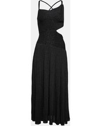 Zimmermann - One-Shoulder Knit Midi Dress - Lyst