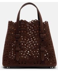 Alaïa - Mina 20 New Vienne Leather Tote Bag - Lyst
