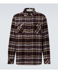 God's True Cashmere - Plaid Cashmere Shirt With Emerald - Lyst