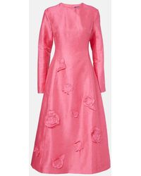 LEO LIN - Amira Floral-Applique Cocktail Dress - Lyst