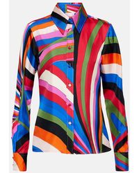 Emilio Pucci - Iride Silk Shirt - Lyst