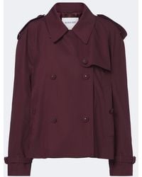 Burberry - Trench-Jacke Mayfair Aus Woll-Twill - Lyst
