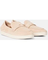 Tory Burch - Ballet Suede Loafers - Lyst
