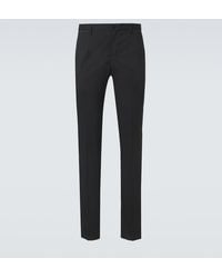 Dolce & Gabbana - Wool And Silk-Blend Tuxedo Pants - Lyst