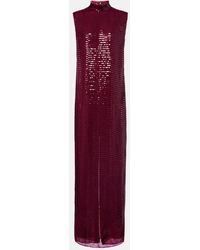 ‎Taller Marmo - Vestido De Fiesta Miami Con Lentejuelas - Lyst