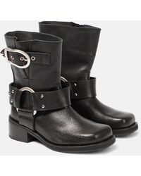 Dorothee Schumacher - Embellished Leather Ankle Boots - Lyst