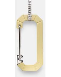 Eera - Chiara Big 18Kt Single Earring With Diamonds - Lyst