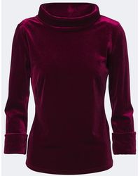 Dorothee Schumacher - Velvet High-Neck Top - Lyst