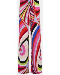 Emilio Pucci - Printed Jersey Pants - Lyst
