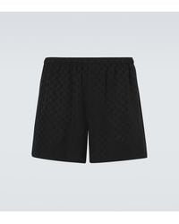 Gucci - Gg Silk Jacquard Shorts - Lyst