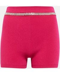 Rabanne - Embellished High-rise Shorts - Lyst