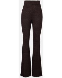 Loro Piana - Silk And Cashmere Flared Pants - Lyst
