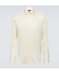 Tom Ford - Jacquard Silk Shirt - Lyst