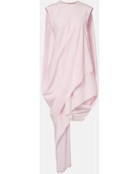 Jacquemus - Traversin Asymmetric Cotton Poplin Minidress - Lyst