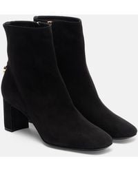 Dolce & Gabbana - Dg Suede Ankle Boots - Lyst