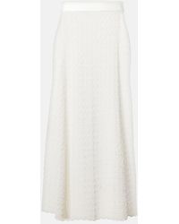 Ganni - Crochet Maxi Skirt - Lyst