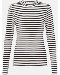 Nili Lotan - Longsleeve Susana Aus Baumwoll-Jersey - Lyst