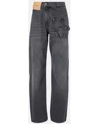 JW Anderson - Jeans A Gamba Larga Twisted - Lyst