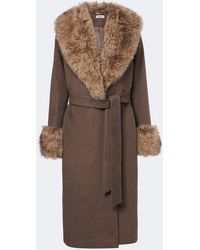 Jonathan Simkhai - Kinsley Wool-Blend Wrap Coat - Lyst