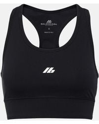 Balenciaga - Logo Sports Bra - Lyst