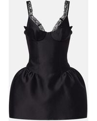 ShuShu/Tong - Lace-Trimmed Minidress - Lyst