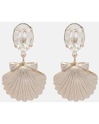 Jennifer Behr - Capesante Embellished Drop Earrings - Lyst