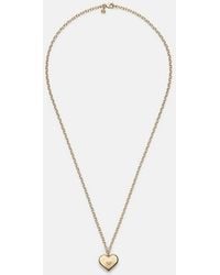 Sydney Evan - Wallpaper Heart 14Kt Pendant Necklace With Diamonds - Lyst