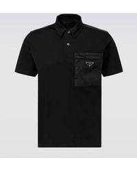 Prada - Pocket Polo Shirt - Lyst