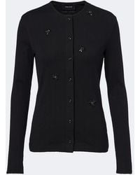 Simone Rocha - Embellished Pointelle Cotton Cardigan - Lyst