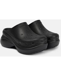 Balenciaga - X Crocs Platform Slides - Lyst