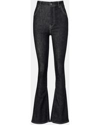 Acne Studios - High-Rise Flared Jeans - Lyst
