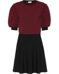 RED Valentino Minikleid aus Strick - Mehrfarbig