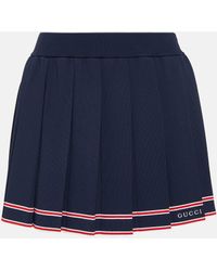 Gucci - Pleated Tennis Skirt - Lyst