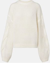 Lisa Yang - Runi Open-Knit Cashmere And Silk Sweater - Lyst