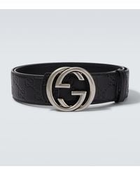 Gucci - Wendbarer Guertel Interlocking G Aus Leder - Lyst
