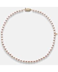 Mikimoto - 18Kt Necklace With Pearls - Lyst