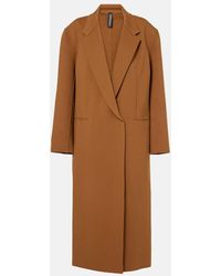 Norma Kamali - Oversize-Mantel Aus Einem Baumwollgemisch - Lyst